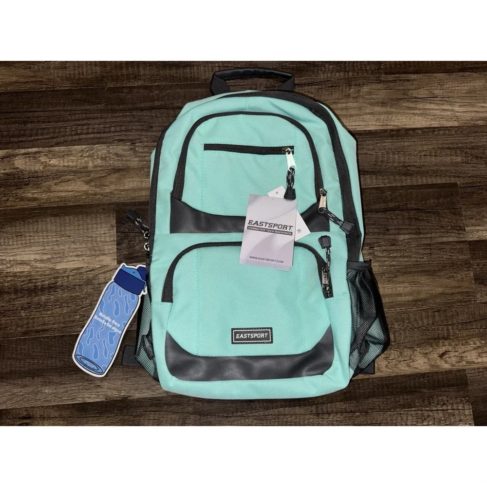 Eastsport‎ Unisex Commuter Tech Backpack, Carnival Mint